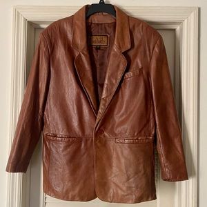 A • B Men’s Leather Sport Coat